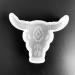 Steer Bull Skull Silicone Car Freshie Mold - Oven Safe Shiny Mold for Aroma Beads & Resin - Buy Online on SooperMarket.com