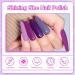 Shining She Gel Nail Polish Set - 10 Colors Purple Rose White Glitter Kit - Soak-Off UV/LED - 8ML - Ideal for Nail Art Salon & Home DIY - Buy Online on SooperMarket.com