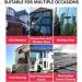 Outdoor Window Cleaning Poles Water Fed Pole Kit Water Fed Brush W/Squeegee Water Fed Cleaning System 3-In-1 Aluminum Outdoor Window 35cm Brush Head 10M/33FT - Buy Online on SooperMarket.com