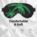 SSIMOO Coconut Tree Soft Sleep Eye Mask | Breathable Eye Patch for Women | Perfect for Travel & Relaxation - Black - Buy Online on SooperMarket.com