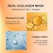 Vitamins Collagen Face Mask - Deep Overnight Hydration & Firming | Korean Bio-Collagen 5-Pack for Enhanced Skin Elasticity - Buy Online on SooperMarket.com