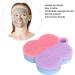 Silicone Cleansing Brush - Pink & Purple Dual-Sided Exfoliating Tool for Women | Gentle Skin Care & Deep Cleaning - Buy Online on SooperMarket.com