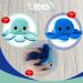 FASTEXX Octopus Reversible Plushies - Double-Sided Flip Mood Octopus - Sweet Gift for Kids and Family - Blue - Buy Online on SooperMarket.com