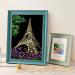 Rainbow Scratch Painting Kit for Adults & Teens - Eiffel Tower/Big Ben Theme - DIY Craft Art Set - Creative Gift - 16'' x 11.2'' - Includes 3 Tools - Buy Online on SooperMarket.com