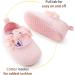 2 x Toddler Flower Girl Shoes + Headband | Non-Slip Soft Special Occasions Christening Wedding Party Shoes | Size 0-6 Months | Pink - Buy Online on SooperMarket.com