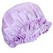 Samtree Women's Silk Sleep Hat - Elastic Lined Satin Nightcap Head Cover (Purple) | Hair Beauty Bonnet - Buy Online on SooperMarket.com