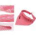 Buy Lionet Paws Red & White Striped Dog Bandana - Triangle Scarf for Stylish Pets - International Shipping Available - Buy Online on SooperMarket.com