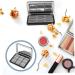 FOYTOKI 1pc Eye Shadow Box Refillable Lipstick Container Fillable Eyeshadow Container Refillable Blusher Container Travel Makeup Plate Travel Eyeshadow Container Makeup Supplies 11x7.4cm Black - Buy Online on SooperMarket.com