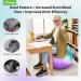 Trideer Dreamy Exercise Ball 65cm - Yoga Ball for Home Gym, Desk Chair - Fitness & Physical Therapy - Quick Pump Included - Buy Online on SooperMarket.com
