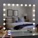 Fenair Bluetooth Vanity Mirror 28x23 with Lights and Speaker - Large Hollywood Makeup Mirror with 18 Adjustable Bulbs and 3 Color Modes - Sturdy Metal Frame for Table/Wall - 28x22inch - Buy Online on SooperMarket.com