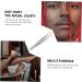 minkissy Tweezers Nose Hair Trimmer ingrown Hair Clippers Facial Hair brow Leg Hair Trimmer Nose Hair Tweezers Scissor Tweezers Nasal Hair Tweezer Hair Puller Stainless Steel Man Clippers - Buy Online on SooperMarket.com