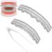 Dentures Gold Plated Brass Hip Hop Denture Set Tooth Decorative Bracket for Festivals(silver) - Buy Online on SooperMarket.com