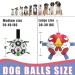 Hetoo Interactive Dog Toys | Durable Football with Gripping Bottles | Perfect for Small & Medium Breeds | Water Toys for Indoor & Outdoor Play - Large Size 3 Angry-Chick - Buy Online on SooperMarket.com