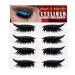 Eyelin eyelash sticker 2-in-1 reusable eyeliner and eyelash sticker-reusable waterproof stick on eyelin eyelash make-up beauty tool 1 piece (1 Pack) black