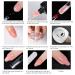 Kalolary Nail Extension Set - 120 U-Curve Nail Tips 50 Art Forms Nail Clips & Dual-Ended Brush | DIY Nail Art Tools for Stunning Manicures - Buy Online on SooperMarket.com