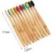 Folpus 6x Soft Bristle Toothbrushes - 10 Colorful Pieces for Gentle Oral Care | International Shipping Available - Buy Online on SooperMarket.com
