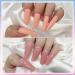 Lofuanna Dip Powder Nail Starter Kit - Nude Set | 2 Colors, Base Top Coat Activator | No UV/LED Needed | 9Pcs Dip Powder Set | DIY French Nail Art Manicure for Beginners - Buy Online on SooperMarket.com