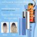 Auto Hair Curler with Large Rotating Barrel, 4 Temps, 3 Timer Settings - Blue - Buy Online on SooperMarket.com