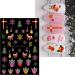 JMEOWIO 10 Sheets Christmas Pink Nail Art Stickers Decals Self-Adhesive Snowflake Winter Holiday Cute Elk Nail Supplies Nail Art Design Decoration Accessories - Buy Online on SooperMarket.com