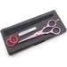 Haryali London Professional 5.5 Hairdressing Scissors for Men and Women - Hair Cutting Shears with Adjustable Screw and Comb Pink - Buy Online on SooperMarket.com