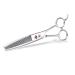Purple Dragon 6.5" 46 Tooth Professional Pet Grooming Scissors - Dog Thinning /Blending Shears - Animal Hair Trimmer for Pet Groomer or Family DIY