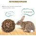 Nature Willow Ball Toys for Small Animals - 4-Piece Set for Guinea Pigs Rabbits Chinches & Birds - Ideal Pet Accessories (10cm) - Buy Online on SooperMarket.com