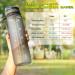 Fulter 1L Sport Water Bottle - BPA Free Non-Slip Grip Perfect for Outdoor Gym & School - Gray - Buy Online on SooperMarket.com