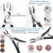 Cuticle Trimmer with Cuticle Pusher - Cuticle Remover Cuticle Nipper Professional Stainless Steel Cuticle Cutter Clipper Durable Pedicure Manicure Tools for Fingernails and Toenails (pink) - Buy Online on SooperMarket.com