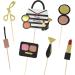 Unimall Global 21pcs Glitter Makeup Cupcake Topper - Perfect for Bachelorette Bridal Shower & Birthday Party Decorations | International Shipping! - Buy Online on SooperMarket.com