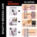 LOTUS 5ml Black Perfume Atomizer Bottle for Men and Women - Refillable Travel Cologne Sprayer - Buy Online on SooperMarket.com