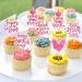30 pcs Mother's Day Cupcake Topper Happy Mother's Day Pink Party Cake Decorations Cupcake Toppers Picks for Mother's Birthday Party 30pcs (super mom 30pcs) - Buy Online on SooperMarket.com