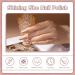 Shining She Gel Nail Polishes Set - 10 Colors Nude Pink White Champagne Brown Glitter Gold - Soak-Off UV/LED - 8ML Nude Brown Gift Set for Nail Art Salon & Home DIY - Buy Online on SooperMarket.com