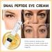 Snail Peptide Eye Cream with Snail Mucin + Niacinamide Eye Serum Roller Snail Eye Cream for Dark Circles and Puffy Eyes Under Eye Cream Anti Aging Anti Wrinkle Fine Lines Korean Skin Care - Buy Online on SooperMarket.com