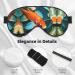 HD Japanese Koi Fish Eye Mask - Soft Breathable Sleep Mask for Women | Perfect for Travel & Relaxation - Buy Online on SooperMarket.com