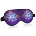 Haskirky Light Blocking Eye Mask Breathable and Adjustable Adult Men and Women Travel on Business Trips Yoga Meditation Light Smooth Comfortable Eye Mask Office Deep Sleep Goodies Indian and Thai S
