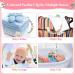 Soft Fexible Pacifier Clip Set - 4 Pack for Newborn Boy and Girl | Binky Holder Clips | Neutral Baby Shower & Christmas Gift - Buy Online on SooperMarket.com