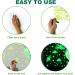 1503pcs Green Glow in The Dark Stars Wall Stickers | Realistic 3D Luminous Stars for Ceiling and Walls | DIY Adhesive Stickers for Baby Bedroom Decoration - Buy Online on SooperMarket.com