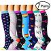 7 Pairs Compression Socks for Men & Women - Ideal for Running Sports Travel & Nurses - S-M Compression Stockings - Buy Online on SooperMarket.com
