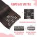 Vlasy Clip in Hair Extensions 14 70g Chocolate Brown Human Hair Seamless 7 Pieces Thick Weft Extensions for Women - Buy Online on SooperMarket.com
