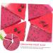 Warmhm 1 Set Fruit Slices Ornament for Kids Fake Dragon Fruit Fake Pitaya Fake Watermelon Slices Watermelon Decorations Pitaya Slice Ornament Soft Pvc Artificial Child Fake Fruit - Buy Online on SooperMarket.com