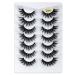 Buy 7 Pairs of 6D False Eyelashes - Reusable Natural Artificial Eyelashes Set (G886) - International Shipping Available - Buy Online on SooperMarket.com