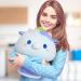 Mewaii 14'' Soft Painted Blueberry Cow Mushroom Pillow Stuffed Animal Plush - Cuddly Kids Plushie Toy 14 Inch - Buy Online on SooperMarket.com