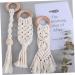 Vicasky 3 Pcs Handwoven Cotton Rope Dental Care Toys - Bitter Cotton Bite Sticks & Rings for Toddlers | Safe Handmade Beech Teething Relief - Buy Online on SooperMarket.com