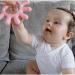 Buy Silicone Teething Bite Ring for Babies - 2-Pack | Toddler Teeth Relief | Perfect Shower Gifts - Green & Pink - Buy Online on SooperMarket.com