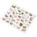 Snake Pattern Nail Sticker 5 Sheets Self Adhesive Nail Art Decals Nail Art Decoration Sticker for DIY Women Fingernail Toenail Various Patterns - Buy Online on SooperMarket.com