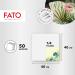 FATO Tropical Decor Airlaid Paper Napkins 50 Pack 40x40 cm Folded Textile Effect for Parties & Events - Buy Online on SooperMarket.com