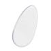 Glass Foot File Callus Remover Clear Glass Foot File Pedicure Helper - Pedicure Foot Buffer in Shower Foot Scrubber for Removes Dead Skin Egg