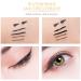 DekRion Winged Eyeliner Stamp & Liquid Liner Set - Black, Waterproof, Long-lasting & Smudgeproof Makeup - Buy Online on SooperMarket.com