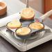 DELURA Saucepan 4 Holes Egg Frying Pan Multifunction Hamburger Steak Pan Wooden Handle Cooking Pan Cooking Utensils Wok - Buy Online on SooperMarket.com