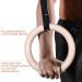 Wooden Gymnastic Rings Set - 15ft Adjustable Straps - 32mm - Perfect for Cross-Training, Gymnastics, Strength Training, Pull Ups & Dips (Set of 2) - Buy Online on SooperMarket.com